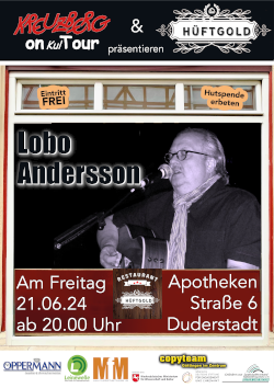 Lobo Andersson *live* im Hüftgold (Veranstaltung des Kreuzberg on KulTour e.V.)